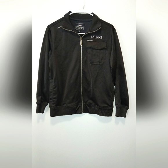 Akademiks Black Y2K Streetwear Jacket Men's Size Medium - Picture 1 of 8